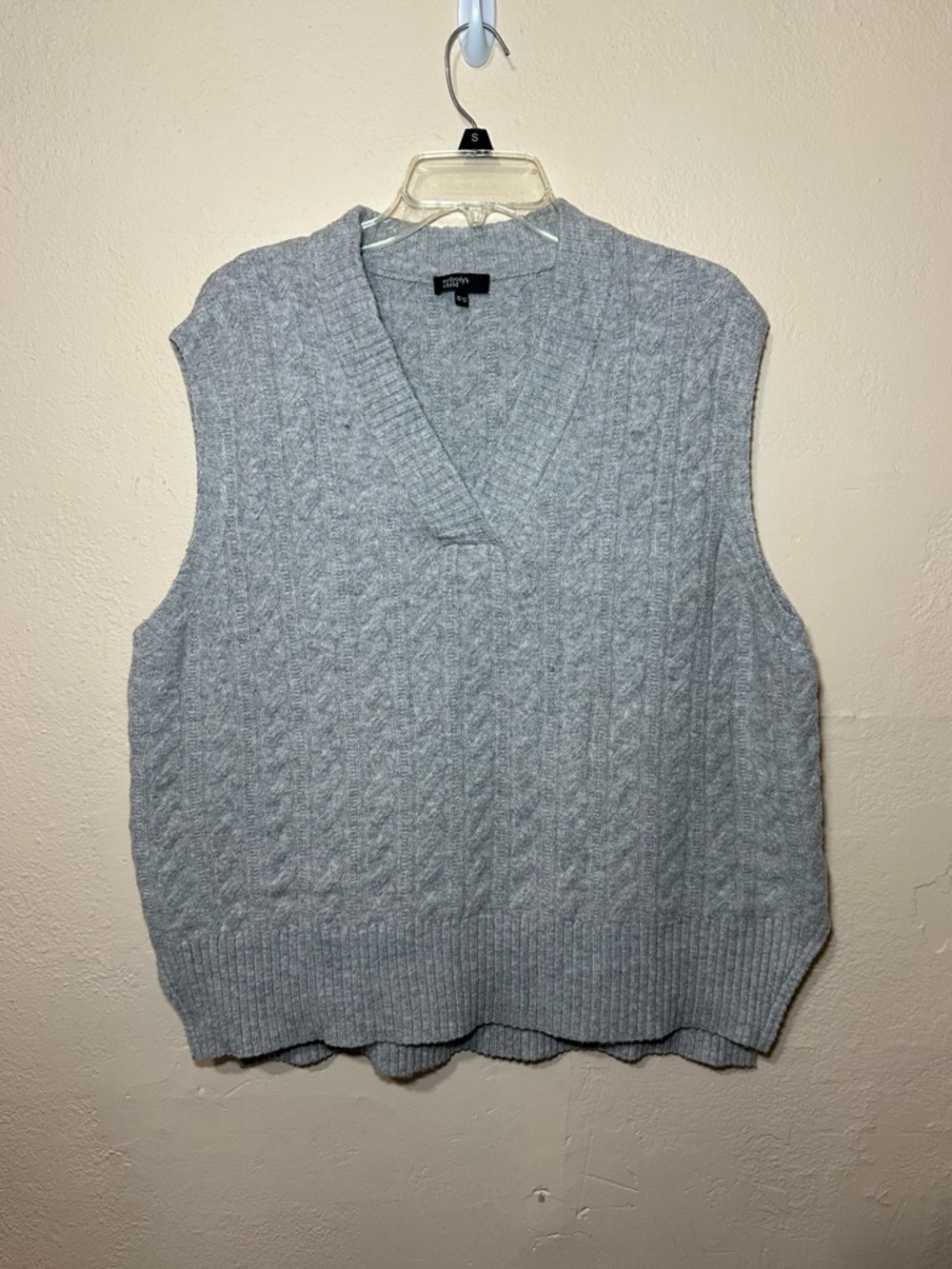 Nobody's Child V Neck Oversized Knit Vest